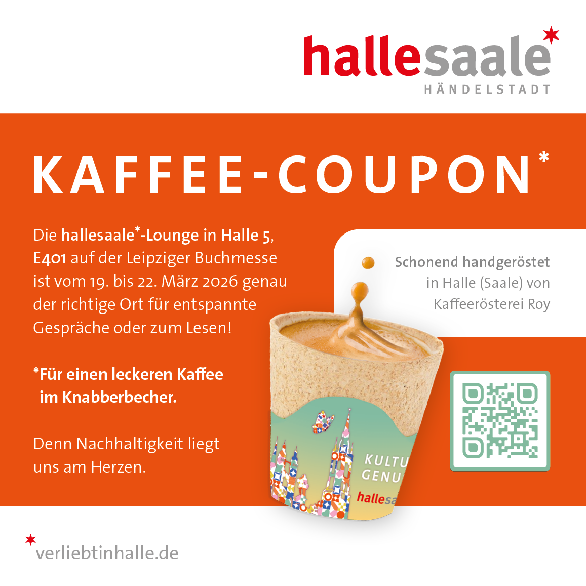 Kaffeepause mit Kulturgenuss