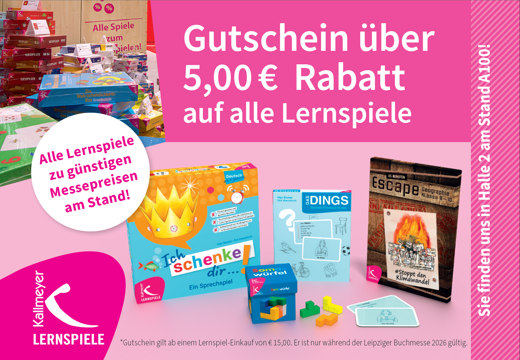 Gutschein für alle Lernspiele