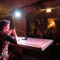 Bühnenlesung während der Leipziger Buchmesse 2017