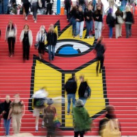Rote Treppe auf der Leipziger Buchmesse 2023