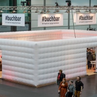 Die buchbar der Leipziger Buchmesse von außen
