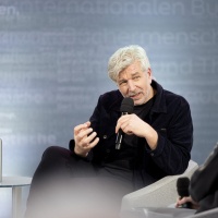 Karl Ove Knausgård aus dem Gastland 2025 Norwegen spricht auf der ard-Bühne auf der Leipziger Buchmesse 2025 Karl Ove Knausgård aus dem Gastland 2025 Norwegen spricht auf der ard-Bühne auf der Leipziger Buchmesse 2025