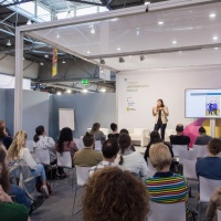 Vortrag im Forum Unterrichtspraxis auf der Leipziger Buchmesse 2025 vor vollbesetztem Publikum