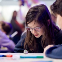 Phantasy-Figur in der Glashalle der Leipziger Buchmesse.