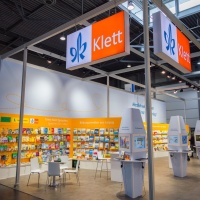 Messestand von Klett auf der Leipziger Buchmesse 2025