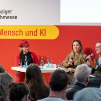 Neu auf der Leipziger Buchmesse: Forum Mensch und KI - ein Gesprächsforum über die Auswirkungen Künstlicher Intelligenz (KI) in verschiedenen gesellschaftlichen Bereichen