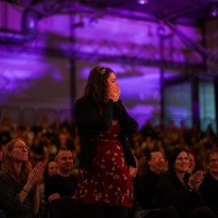 Sarah M. Kempen bei der Verleihung des Phantastikpreises SERAPH auf der Leipziger Buchmesse 2026