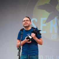 Nils Westerboer bei der Verleihung des Phantastikpreises SERAPH auf der Leipziger Buchmesse 2026