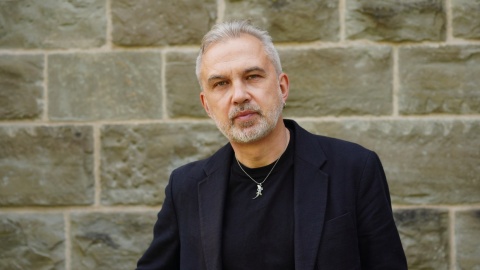 Portrait von Alhierd Bacharevič 