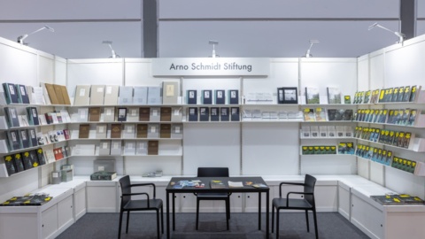 Leipziger Buchmesse Standbau Komplettstandvariante B 10qm Reihe