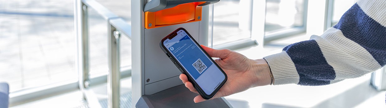 Online-Ticket scannen