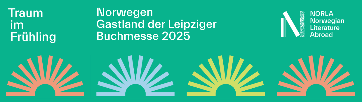 Grafik vom Gastlandauftritt 2025 Norwegen der Leipziger Buchmesse