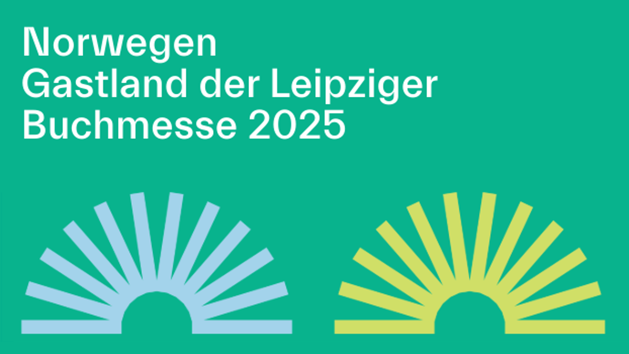 Grafik vom Gastlandauftritt 2025 Norwegen der Leipziger Buchmesse