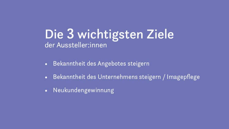 Grafik_Ausstellerziele