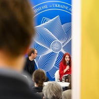 Ukraine's booth at the Leipzig Book Fair 2024